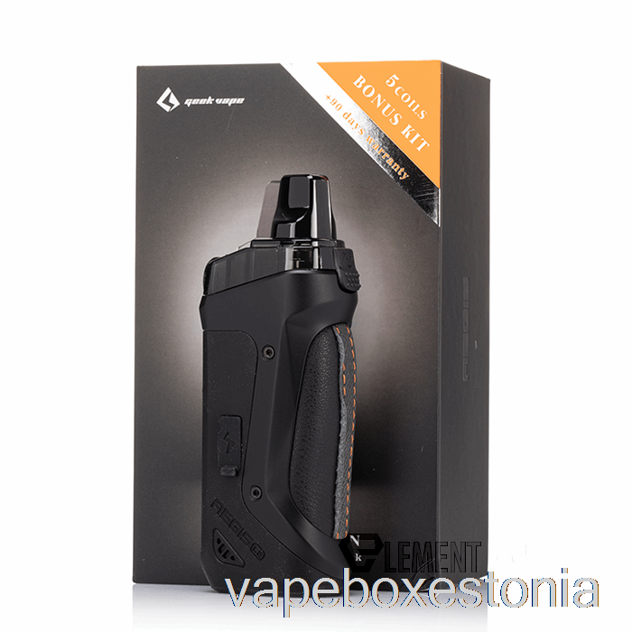 Vape Box Estonia Geek Vape Aegis Boost 40w Pod Mod Kit Le Bonus Kit - Space Black